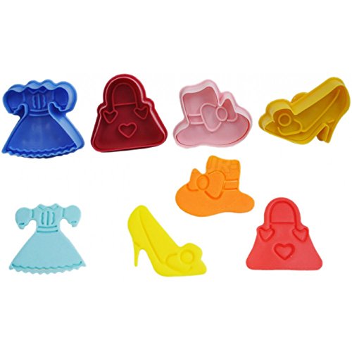 Frauen Kleidung Thema Ausstecher Set Frauen Kleidung Thema Ausstecher Set von Torten Deko Shop