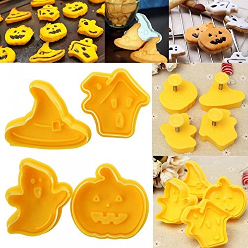 Halloween Plastik Ausstecher Set Halloween Plastik Ausstecher Set von Torten Deko Shop