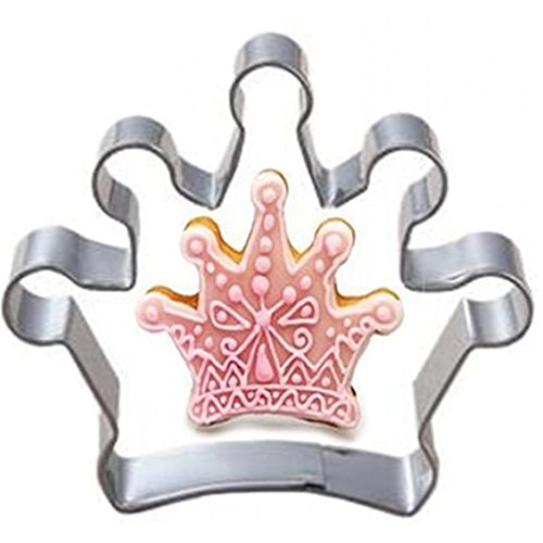 Torten Deko Shop Prinzessin Krone Motiv Ausstechform, Edelstahl, 7 x 8 cm Torten Deko Shop Prinzessin Krone Motiv Ausstechform, Edelstahl, 7 x 8 cm von Torten Deko Shop