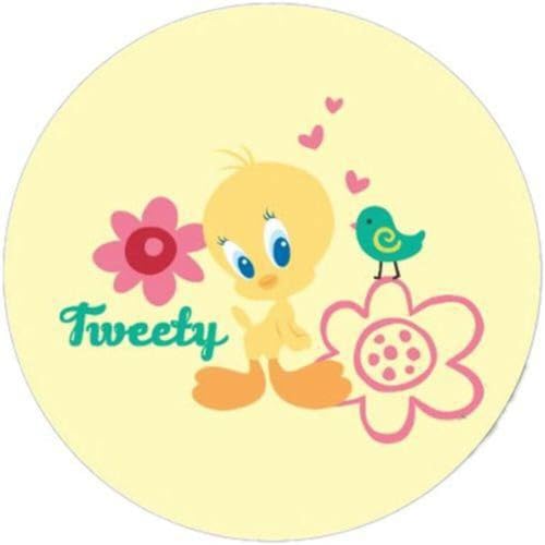 Tweety Runde Tortenaufleger 20CM - Geburtstag Tortenbild Zuckerbild Tortenplatte Oblate Kuchenzuckerplatte von Torten Deko Shop