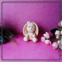 Hase Aus Fondant, Tortendekor Für Sahnetorten, Motivtorten, Kuchendeko Häschen-Fondantfigur, Tortendekor von TortenDekor