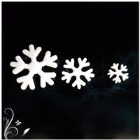Schneeflocken Ab 15 Stück Aus Fondant, Weihnachtsdeko Winterdekoration Für Torten, Fondantdeko Schneeflocken, Kuchendeko von TortenDekor