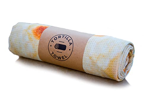 Tortilla Towel Deluxe The Original Tortilla Burrito Handtuch, Premium-Stoff, 81,3 x 182,9 cm, ultraweich, 100 % Baumwolle, perfekt für Strand, Bad, Erwachsene und Kinder von Tortilla Towel