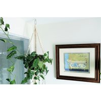 Makramee-Pflanzenaufhänger, Hängender Pflanzer Für Innen, Zimmerpflanzen, Hängepflanze Wand-Vertikales Gartendekor, Moderner Weißer Pflanzenhalter Makramee-Pflanzenaufhänger, Hängender Pflanzer Für Innen, Zimmerpflanzen, Hängepflanze Wand-Vertikales Gartendekor, Moderner Weißer Pflanzenhalter von TortueCrafts