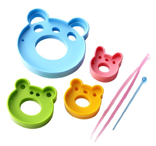 Torune Japanisches Bento Deco Schinken Käse Ausstecher Set, Wow Animal von Torune