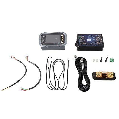Torvex -Batteriemonitor, Coulombmeter mit Shunt 100A -Farbbildschirm für RV -Leistungssystem, Smart -Batterie -Monitor für die Spannungsstromkapazitätsmessung Torvex -Batteriemonitor, Coulombmeter mit Shunt 100A -Farbbildschirm für RV -Leistungssystem, Smart -Batterie -Monitor für die Spannungsstromkapazitätsmessung von Torvex