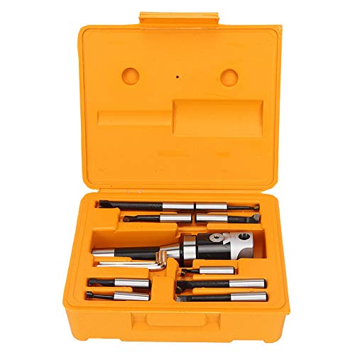 Torvex Bowing Head Set, 9pcs 2-Zoll-CNC Bowing Tool Kit, R8 Shank Mahlen Bowing Bar Set, CNC Fräsmaschine Bowing Head Accessoire Torvex Bowing Head Set, 9pcs 2-Zoll-CNC Bowing Tool Kit, R8 Shank Mahlen Bowing Bar Set, CNC Fräsmaschine Bowing Head Accessoire von Torvex
