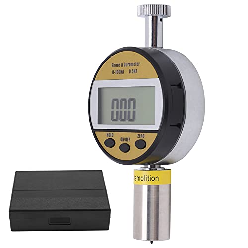 Torvex -Härtenprüfer, Durometermessgerät, Ufermesser, digitaler Härtenprüfmessermesser 0‑100 ° Tragbarer Gummiharzfaser -Durometer LXD -A von Torvex