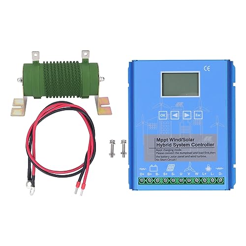 Torvex Hybridkontroller, MPPT -Boost -Ladegerät 12V 24 V für Lithiumsäure -Batterie mit Bluetooth, Wind Solar Hybrid Controller für das Rastersystem (1010K) von Torvex