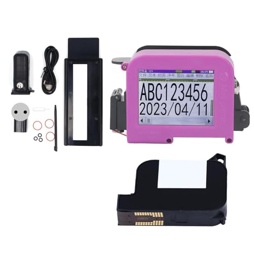 Torvex Inkjet -Drucker, Handheld -Codierungsmaschine mit abnehmbarem LED -Display und Patrone für das Datumsbezeichnung, Tintenstrahldrucker für die Verpackungsmarkierung Torvex Inkjet -Drucker, Handheld -Codierungsmaschine mit abnehmbarem LED -Display und Patrone für das Datumsbezeichnung, Tintenstrahldrucker für die Verpackungsmarkierung von Torvex