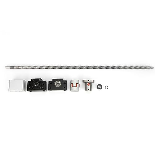 Torvex-Kugelumlaufspindel-Kit, BK10 BF10 Kugelumlaufspindel-Mutternsatz für rotierende lineare Bewegung, CNC-gerolltes Kugelumlaufspindel-Stützkit Torvex-Kugelumlaufspindel-Kit, BK10 BF10 Kugelumlaufspindel-Mutternsatz für rotierende lineare Bewegung, CNC-gerolltes Kugelumlaufspindel-Stützkit von Torvex