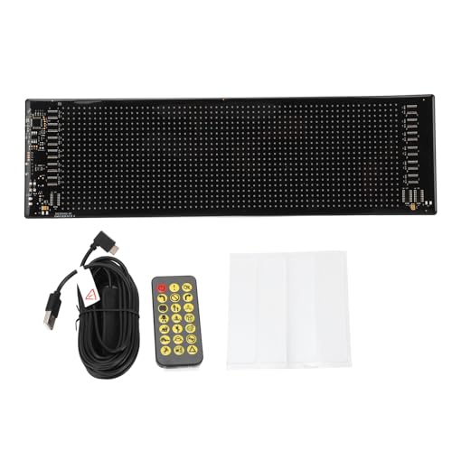 Torvex -LED -Anzeige, 20x64 Pixel LED - -Panel, Soft Programptable Scrolling -Schild mit USB 5V Bluetooth, IP65 wasserdichte LED -Werbebildschirm von Torvex