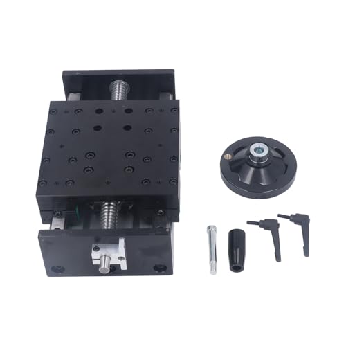 Torvex Linearer Bühnenantrieb, manueller Folie Tisch 100mm Hub mit Ballschrauben und Dual optical Rail Guide, Linear Bühnenantrieb für das Positionierungssystem von Torvex