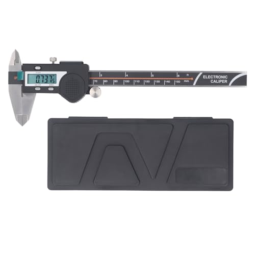Torvex Messschieber, digitaler Messschieber, elektronisches Mikrometerlineal mit LCD-Display, 0-150 mm Reichweite Torvex Messschieber, digitaler Messschieber, elektronisches Mikrometerlineal mit LCD-Display, 0-150 mm Reichweite von Torvex