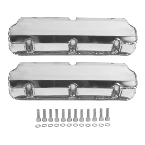 Torvex Motorventilabdeckung, Aluminiumlegierung V4202 Abdeckung kompatibel mit kleinem Block SBF 289 302 5.0L 351W 1962-1985, Zylinderkopfabdeckung, Motoroberdeckelbaugruppe von Torvex