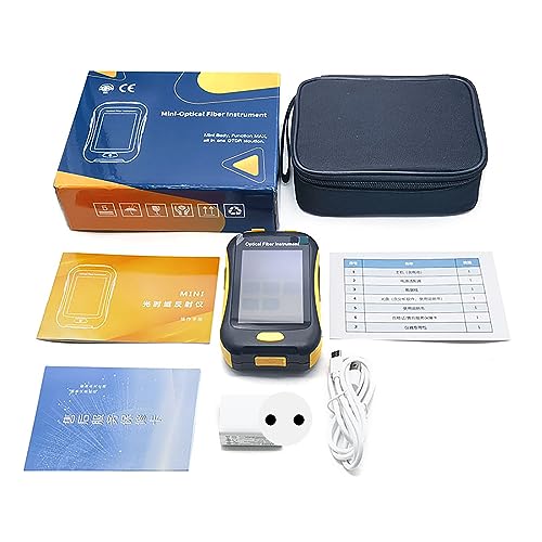 Torvex OTDR -Tester, 1550 nm Faserfaserreflektikreflexion mit 3,5 -Zoll -LCD -Touchscreen, optischer Zeitdomänen -Fauler -Locator für Kabeltests Torvex OTDR -Tester, 1550 nm Faserfaserreflektikreflexion mit 3,5 -Zoll -LCD -Touchscreen, optischer Zeitdomänen -Fauler -Locator für Kabeltests von Torvex