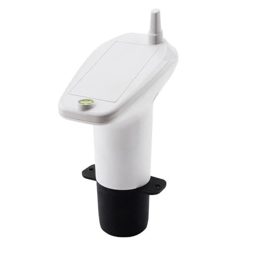 Torvex -Pegel -Messgerät, drahtlose Ultraschall -Flüssig -Tiefenmessgerät mit Temperatursensor und Zeitanzeige, Wassertankpegel -Indikator von Torvex