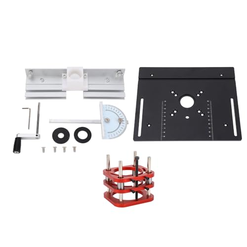 Torvex Router Tischfuß, manuelle Hebeplattform mit 51 mm Hub zur Montage des Router-Motors, Hebebühne kompatibel mit 64 mm bis 66 Motoren Torvex Router Tischfuß, manuelle Hebeplattform mit 51 mm Hub zur Montage des Router-Motors, Hebebühne kompatibel mit 64 mm bis 66 Motoren von Torvex