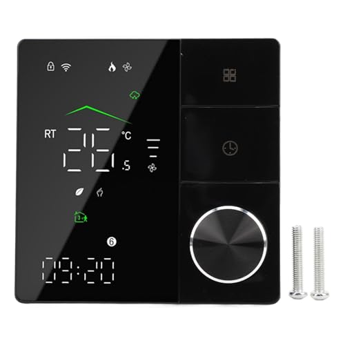 Torvex Thermostat, elektrischer WLAN -Temperaturcontroller mit Sprach- und App -Steuerung, programmierbarer Touchscreen HLK Thermostat AC95‑240V für das Heizsystem für von Torvex