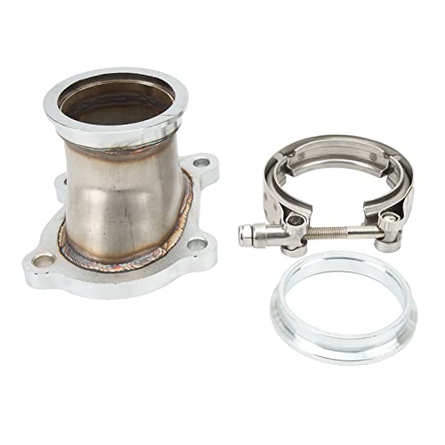 Torvex-Turboladerflansch, 2,5-Zoll-ss mit V-Band-Klemme, 4 Schrauben, kompatibel mit CT26, Turboflanschapter, Turbo-V-Band-Anschluss Torvex-Turboladerflansch, 2,5-Zoll-ss mit V-Band-Klemme, 4 Schrauben, kompatibel mit CT26, Turboflanschapter, Turbo-V-Band-Anschluss von Torvex