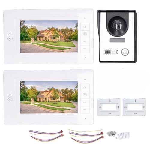Torvex Videotürklingel, Video -Intercom -System mit 7 -Zoll -TFT -Bildschirm 2 PCs für die Überwachung im Freien, Videotürklingel mit Händen er Anruf und Nachtsicht Torvex Videotürklingel, Video -Intercom -System mit 7 -Zoll -TFT -Bildschirm 2 PCs für die Überwachung im Freien, Videotürklingel mit Händen er Anruf und Nachtsicht von Torvex