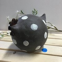 Brütende Henne Mit Tupfen 10cm von Toscati