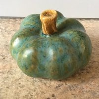 Keramikkürbis Türkis 7cm von Toscati