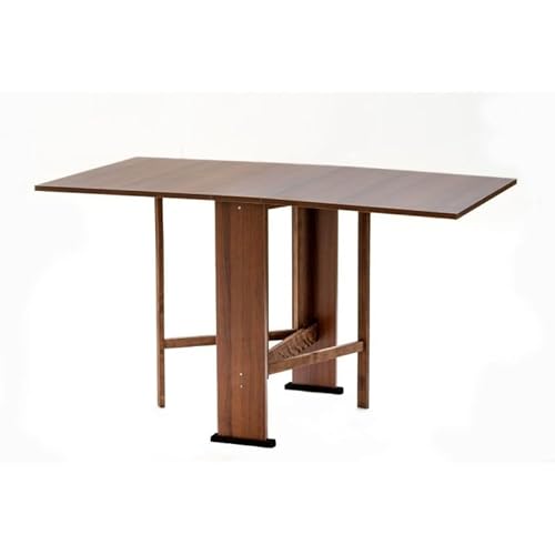 Platzsparender klappbarer Konsolentisch nussbaumfarben 21x74x78H cm - Misty Platzsparender klappbarer Konsolentisch nussbaumfarben 21x74x78H cm - Misty von Toscohome