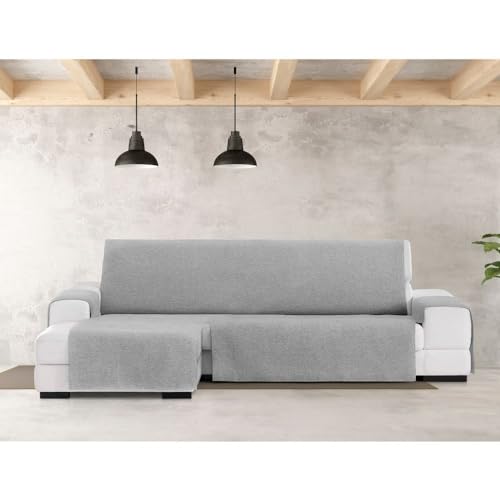 Sofabezug 240 cm für Sofa-Halbinsel links grau - Valeria von Toscohome