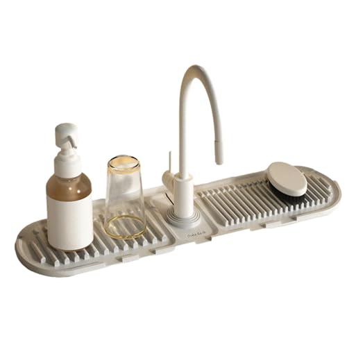 Silikon Abtropftablett Matte, Wasserhahn-Spritzschutz, Wasserhahn Spritzschutz Abtropftablett Matte, Tropffänger Tablett Wasserfänger Matte Wasserhahn Abtropfmatte Küchenzubehör Tropffänger Tablett Silikon Abtropftablett Matte, Wasserhahn-Spritzschutz, Wasserhahn Spritzschutz Abtropftablett Matte, Tropffänger Tablett Wasserfänger Matte Wasserhahn Abtropfmatte Küchenzubehör Tropffänger Tablett von Toseky