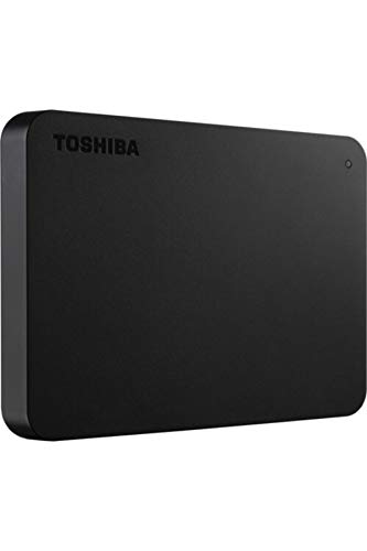 Toshiba 4TB Canvio Basics Portable External Hard Drive, Mechanische Festplatte, USB 3.2. Gen 1, Black (HDTB440EK3AA) von Toshiba