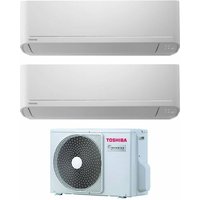 Toshiba - Dual Split Inverter Klimagerät Serie seiya 7+10 mit RAS-2M14U2AVG-E R-32 Wi-Fi Optional 7000+10000 - Neu von Toshiba