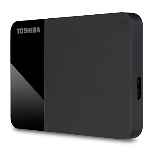 Toshiba 2TB Canvio Ready - tragbare externe 2,5-Zoll-Festplatte mit SuperSpeed USB 3.2 Gen 1, kompatibel mit Microsoft Windows 7, 8 und 10, schwarz (HDTB410EK3AA) von Toshiba