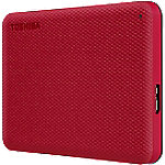 Toshiba 4 TB Festplatte Tragbar extern Canvio Advance USB 3.2 Gen 1 Rot von Toshiba