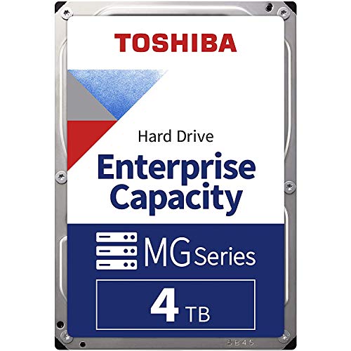 Toshiba 4TB Enterprise Internal Hard Drive – MG Series 3.5' SATA HDD Mainstream server and storage, 24/7 Reliable Operation, Hyperscale and cloud storage (MG08ACA16TE) von Toshiba