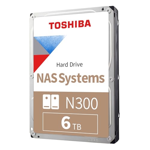 TOSHIBA 8.9cm (3.5") 6TB SATA3 NAS N300 7200RPM intern Bulk von TOSHIBA