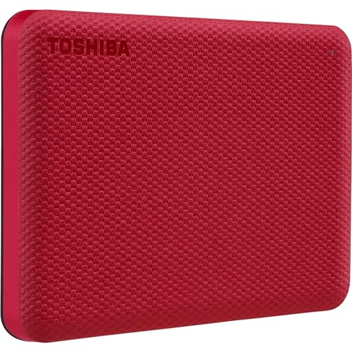 Hard Disk Esterno Toshiba CANVIO ADVANCE Rosso 1 TB USB 3.2 Gen 1 von TOSHIBA