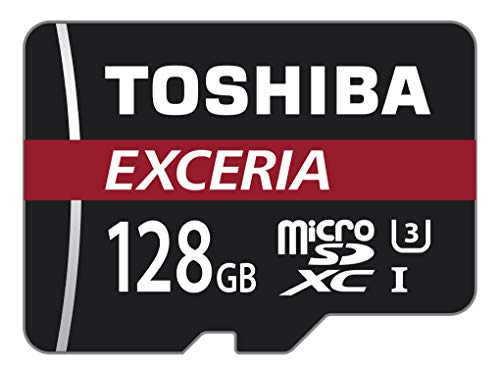 Toshiba EXCERIA M302-EA Micro SDXC 128GB UHS-I Klasse 10 Speicherkarte (bis zu 90MB/s lesen) von TOSHIBA