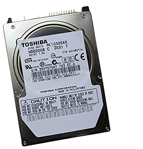 Toshiba Festplatte Laptop PC 100 GB IDE 2.5" MK1032GAX 5400RPM 16Mo Toshiba Festplatte Laptop PC 100 GB IDE 2.5" MK1032GAX 5400RPM 16Mo von TOSHIBA
