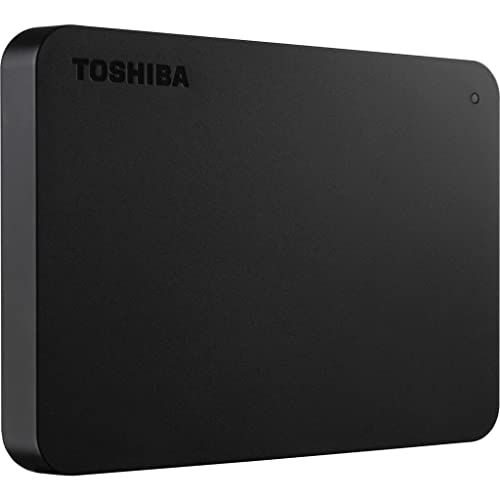 Toshiba 2TB Canvio Basics Portable External Hard Drive, USB 3.2. Gen 1, Black (HDTB420EK3AA), Mechanische Festplatte von Toshiba