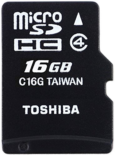 Toshiba HIGH SPEED M102 Micro SDHC 16GB Klasse 4 Speicherkarte (bis zu 4MB/s lesen) von Toshiba
