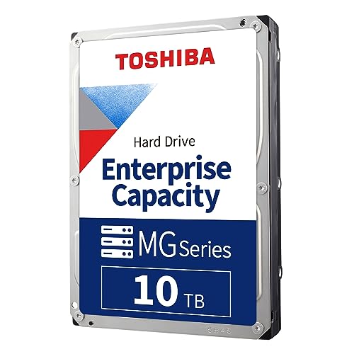 Toshiba 10TB Enterprise Internal Hard Drive – MG Series 3.5' SATA HDD Mainstream server and storage, 24/7 Reliable Operation, Hyperscale and cloud storage (MG08ACA16TE) von Toshiba