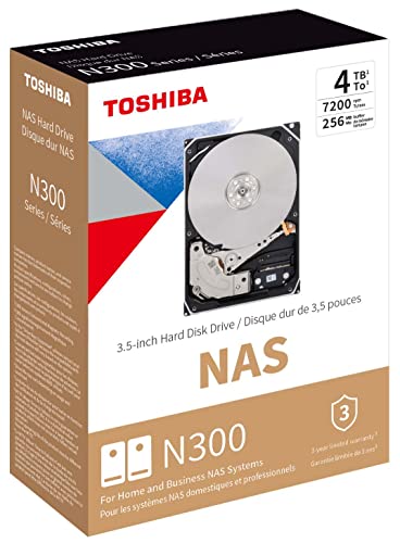 Toshiba N300 NAS 3.5" 4000GB SATA von Toshiba
