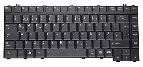 Toshiba NExpert deutsche QWERTZ Tastatur Satellite A200 A205 A210 Series DE Neu Schwarz matt von Toshiba