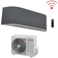 Toshiba - klimaanlage inverter-klimaanlage haori 10000 (9000) btu r-32 ras-b10n4kvrg-e wi-fi integrated a++ hellgrau/dunkelgrau - neu hellgrau von Toshiba