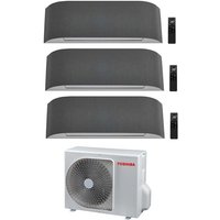 Toshiba - klimagerät trial split inverter inverter haori serie 10000+10000+16000 (9000+9000+15000) mit ras-3m18u2avg-e wi-fi integrated von Toshiba