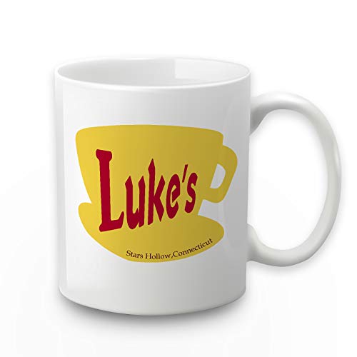 Lukes Diner Tasse Gilmore Girls Mug Lukes Funny Coffee Mug for Lukes Diner Lover Christmas White Elephant Gifts 325 ml von Toshiy