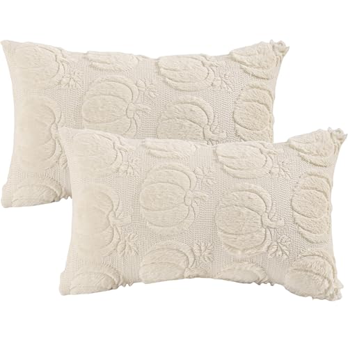 Tosleo 2 Stück Halloween Kissenbezug 30x50 cm Herbst Kopfkissenbezug Weicher Plüsch Beige Kürbis Kissenhülle Dekoration Sofakissenbezüge für Home Sofa Fall Garten Schlafzimmer Zuhause Herbstdeko Tosleo 2 Stück Halloween Kissenbezug 30x50 cm Herbst Kopfkissenbezug Weicher Plüsch Beige Kürbis Kissenhülle Dekoration Sofakissenbezüge für Home Sofa Fall Garten Schlafzimmer Zuhause Herbstdeko von Tosleo