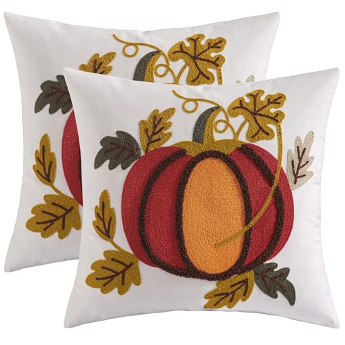 Tosleo 2 Stück Herbst Kürbis Kissenbezug aus Samt 45x45 cm Kopfkissenbezug Roter Kürbis Kissenhülle Dekoration Zierkissenbezüge für Home Sofa Garten Schlafzimmer Zuhause Herbstdeko Tosleo 2 Stück Herbst Kürbis Kissenbezug aus Samt 45x45 cm Kopfkissenbezug Roter Kürbis Kissenhülle Dekoration Zierkissenbezüge für Home Sofa Garten Schlafzimmer Zuhause Herbstdeko von Tosleo