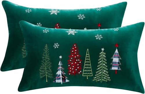 Tosleo 2 Stück Kissenbezug Weihnachten 30x50cm Viele Weihnachten Bäume Doppelseitige Sofakissen Set Couchkissen Schlafzimmer kissenbezüge Merry Christmas Tosleo 2 Stück Kissenbezug Weihnachten 30x50cm Viele Weihnachten Bäume Doppelseitige Sofakissen Set Couchkissen Schlafzimmer kissenbezüge Merry Christmas von Tosleo